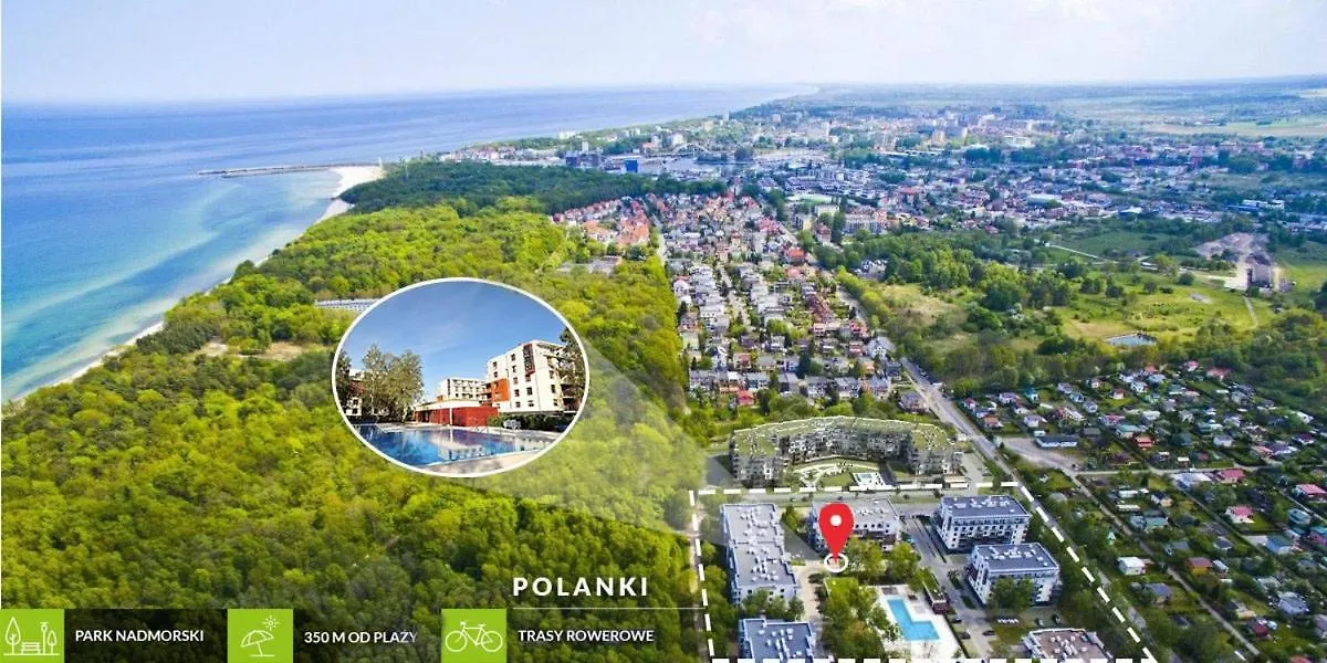 Seaside Polanki Apartments Z Garazem, Klonowa 17D Колобжег 0*,  Польша